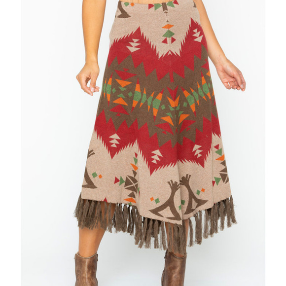 Tasha Polizzi Women's Cheyenne Tipi Skirt - Picture 2 of 3